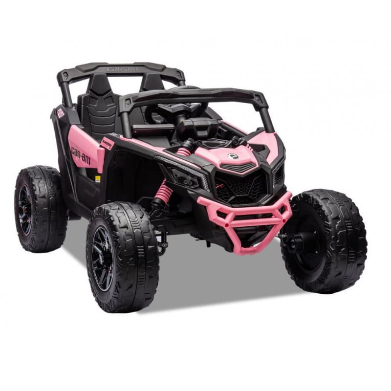 BUGGY ÉLECTRIQUE ENFANT CAN AM MAVERICK UTV ROSE2 PLACES