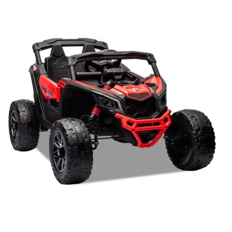 BUGGY ÉLECTRIQUE ENFANT CAN AM MAVERICK UTV ROUGE 2 PLACES