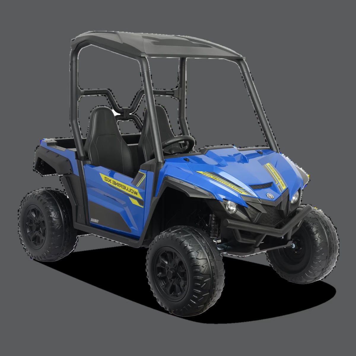 BUGGY ÉLECTRIQUE ENFANT YAMAHA WOLVERINE X2 BLEU 2 PLACES