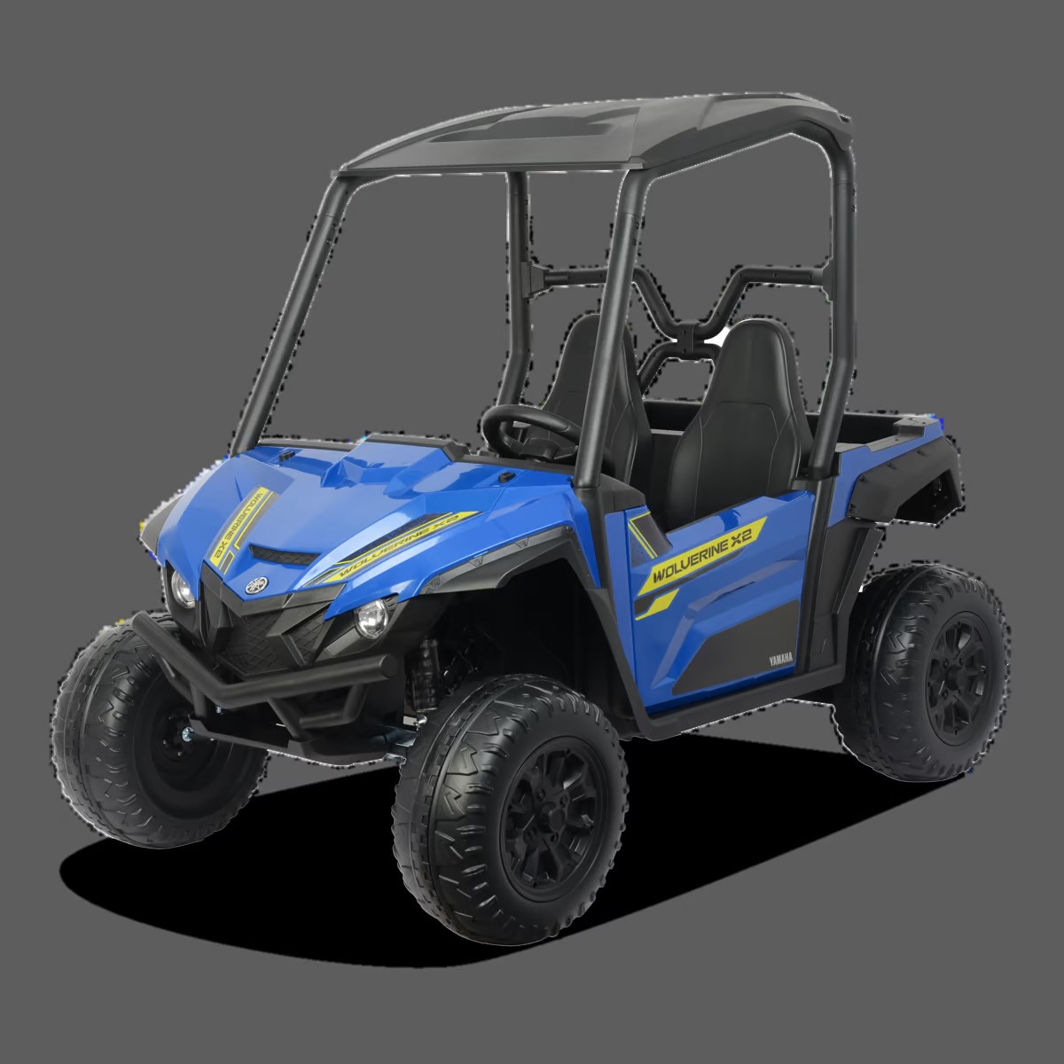 BUGGY ÉLECTRIQUE ENFANT YAMAHA WOLVERINE X2 BLEU 3 SUR 6