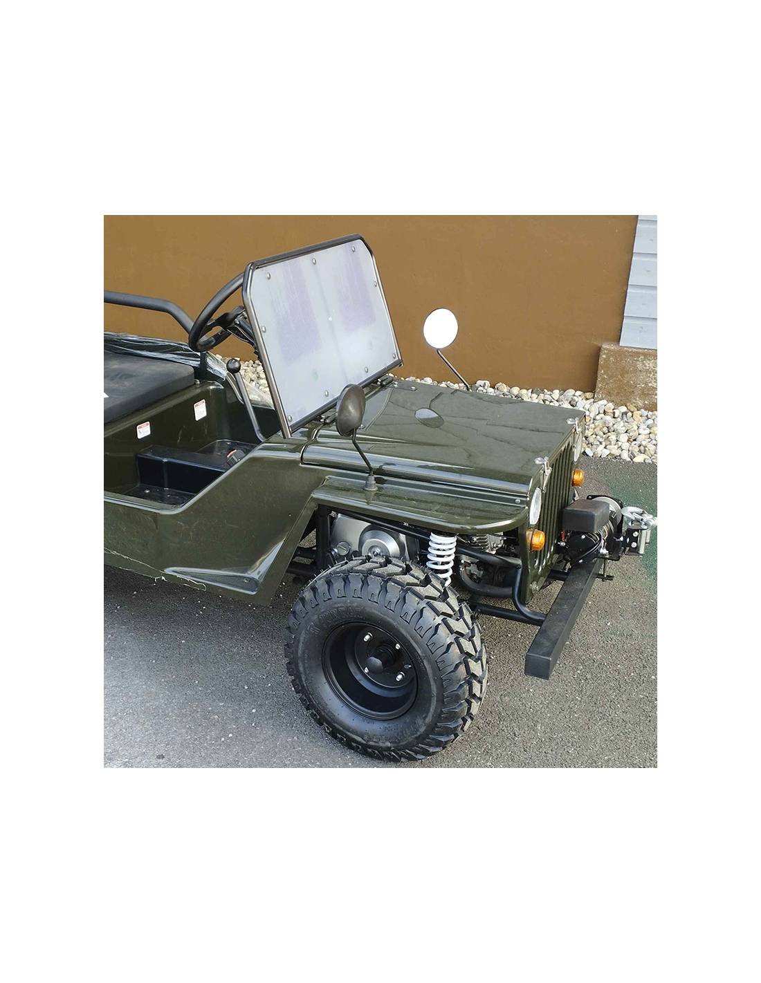 MINI JEEP WILLYS ENFANT 150CC SEMI AUTOMATIQUE AVEC TREUIL