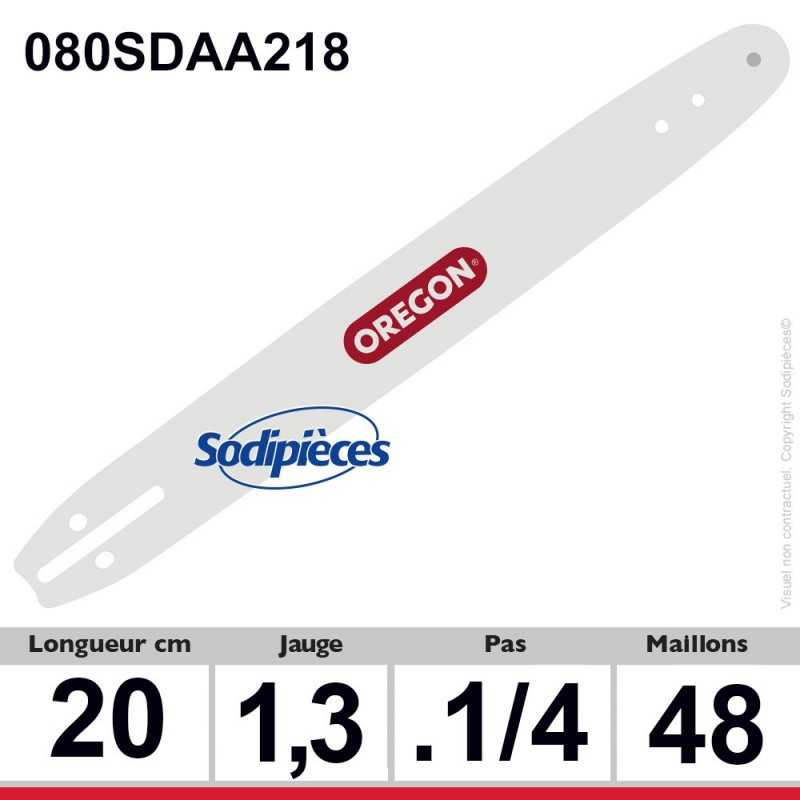 GUIDE 080SDAA218 OREGON SINGLE RIVET 20 CM