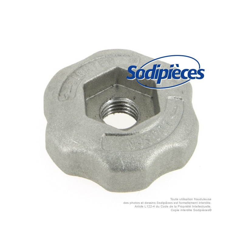 ECROU DE SERRAGE ALUMINIUM POUR TÊTE À 2 & 3 FILS NYLON
