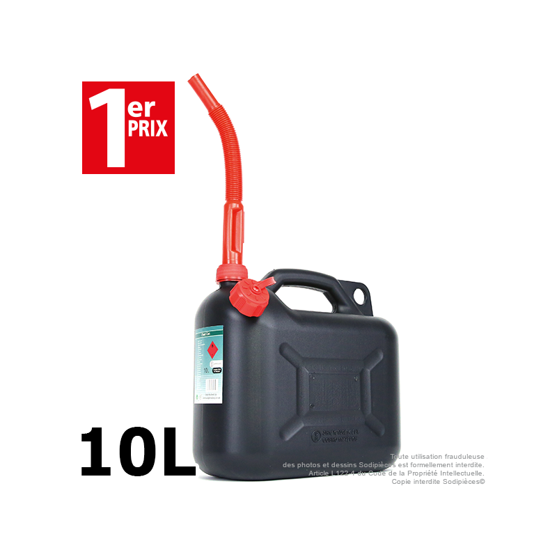 BIDON 10L AVEC BEC VERSEUR