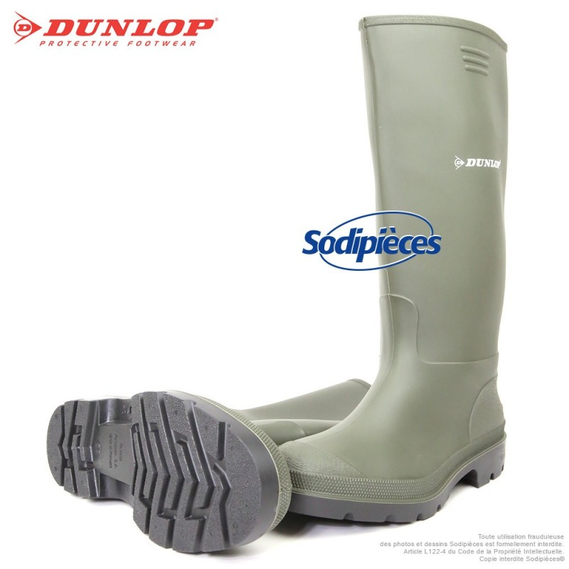 BOTTES PVC TAILLE 39. DUNLOP
