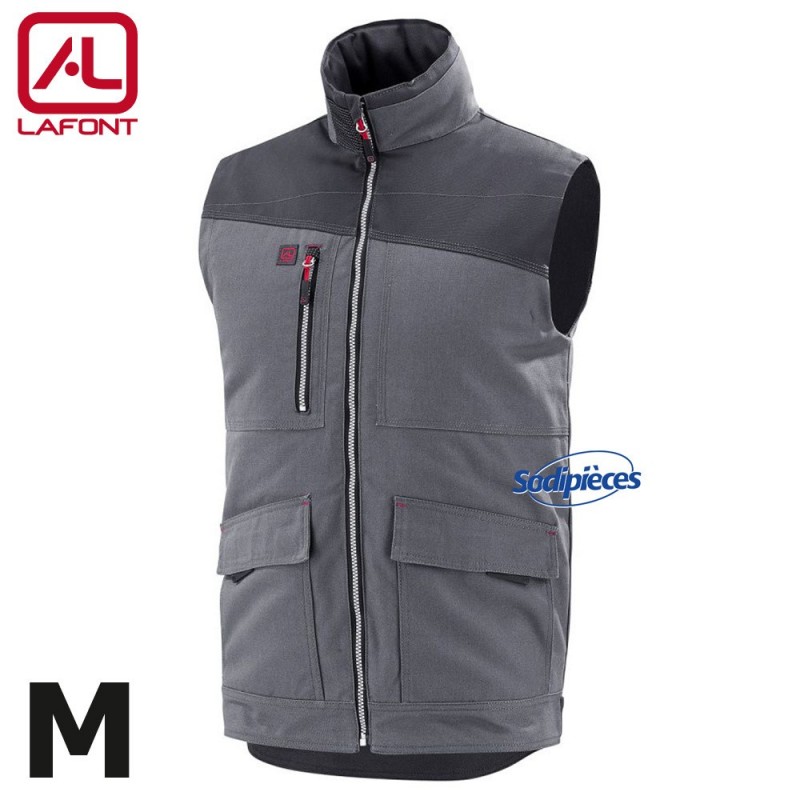 GILET DOUBLÉ SANS MANCHES HAMMER LAFONT. TAILLE M