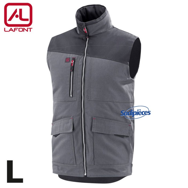 GILET DOUBLÉ SANS MANCHES HAMMER LAFONT. TAILLE L