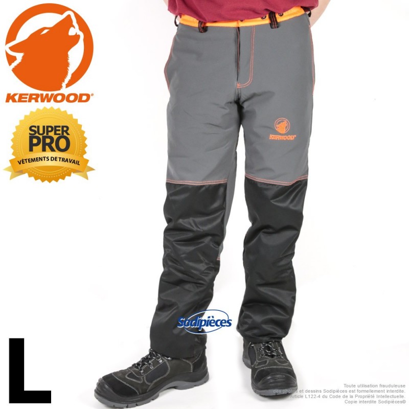 PANTALON FORESTIER ANTICOUPURE KERWOOD TAILLE L