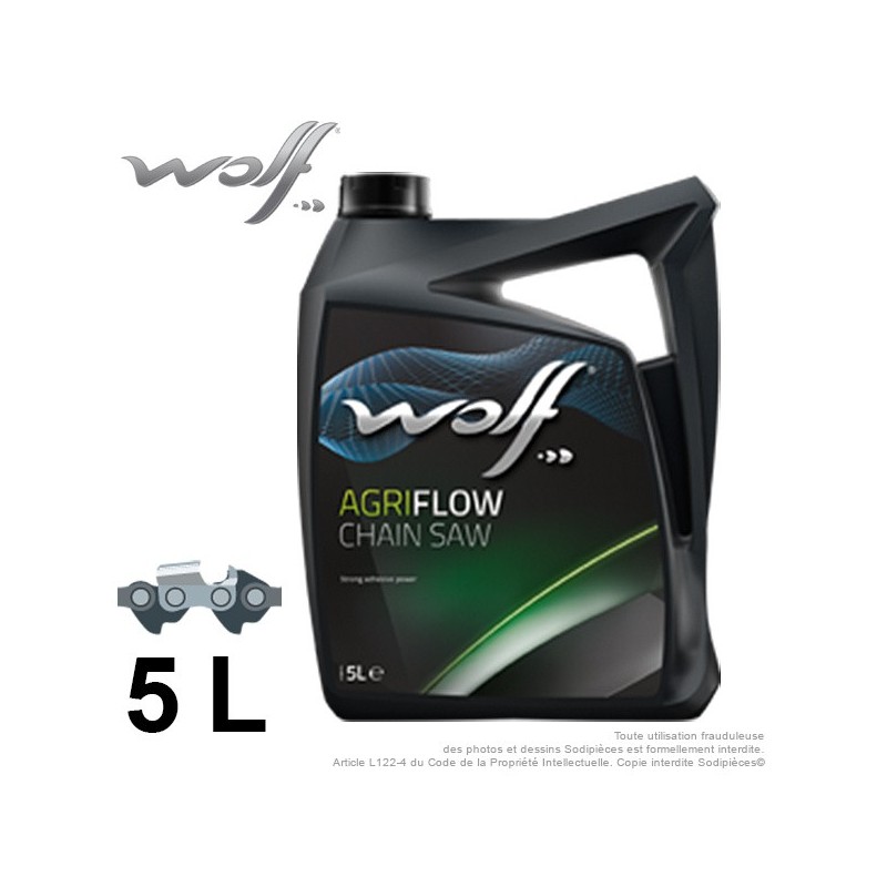 HUILE CHAÎNE AGRIFLOW. 5 L