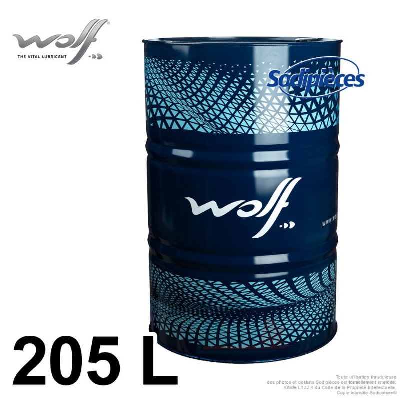 HUILE WOLF ISO 46. 205 LITRES.