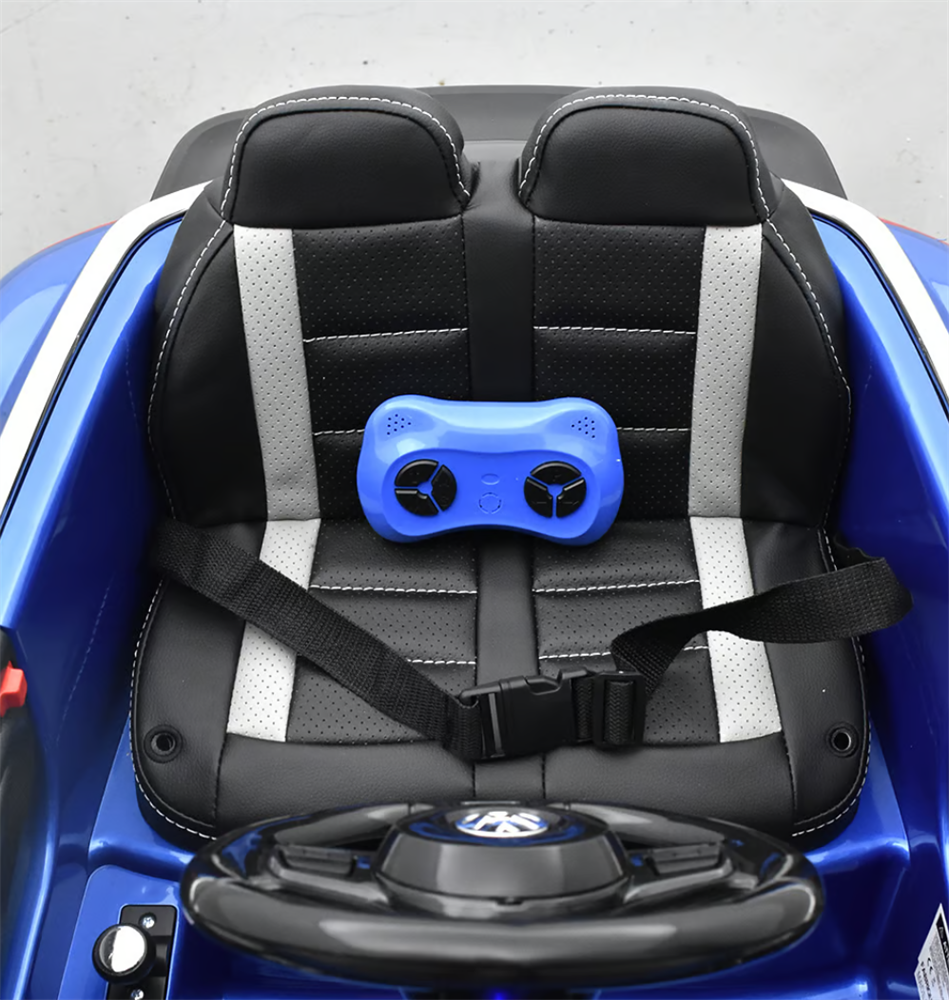 VOITURE ÉLECTRIQUE ENFANT VOLKSWAGEN COCCINELLE DUNE BEETLE BLEU 3 sur 7