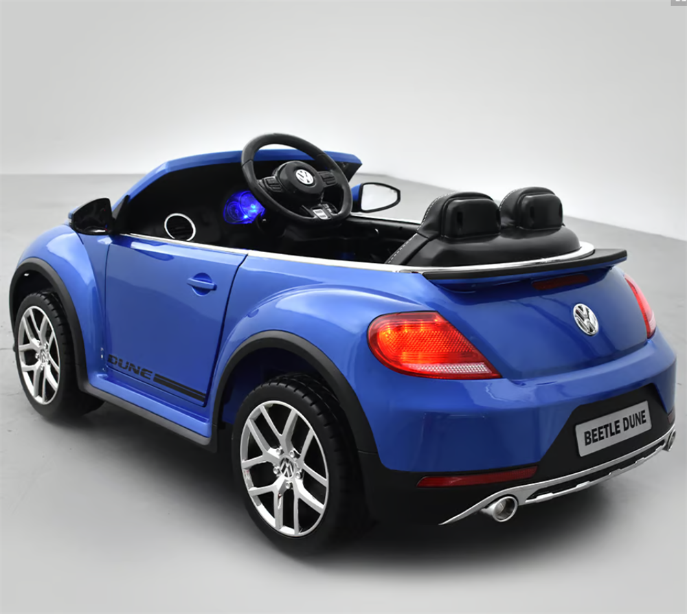 37009 VOITURE ÉLECTRIQUE ENFANT VOLKSWAGEN COCCINELLE DUNE BEETLE BLEU 5 sur7