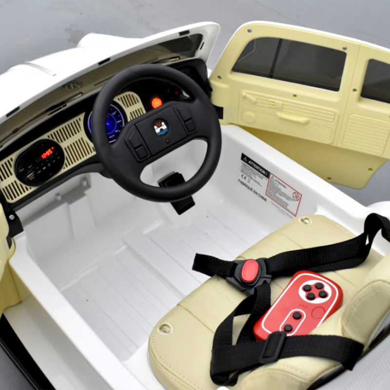 voiture-electrique-enfant-volkswagen-coccinelle-beetle-version-retro 6 sur 7