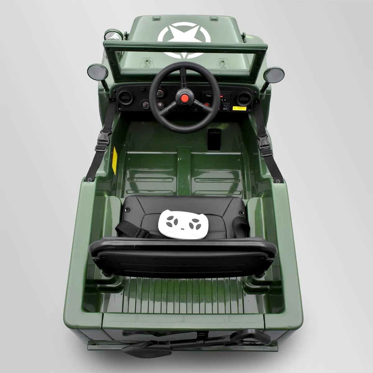 VOITURE ENFANT ÉLECTRIQUE JEEP WILLYS 1 PLACE VERT 7 sur 15