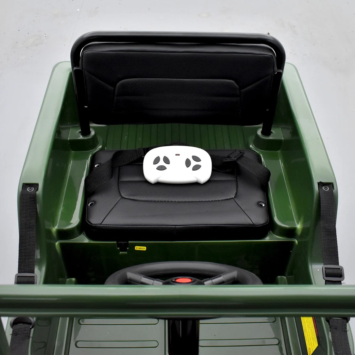 VOITURE ENFANT ÉLECTRIQUE JEEP WILLYS 1 PLACE VERT 14 sur 15