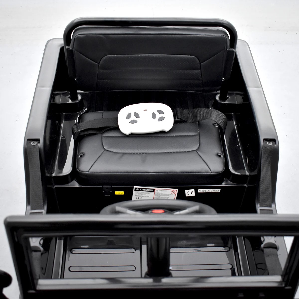 VOITURE ENFANT ÉLECTRIQUE JEEP WILLYS 1 PLACE NOIR 14 sur 15