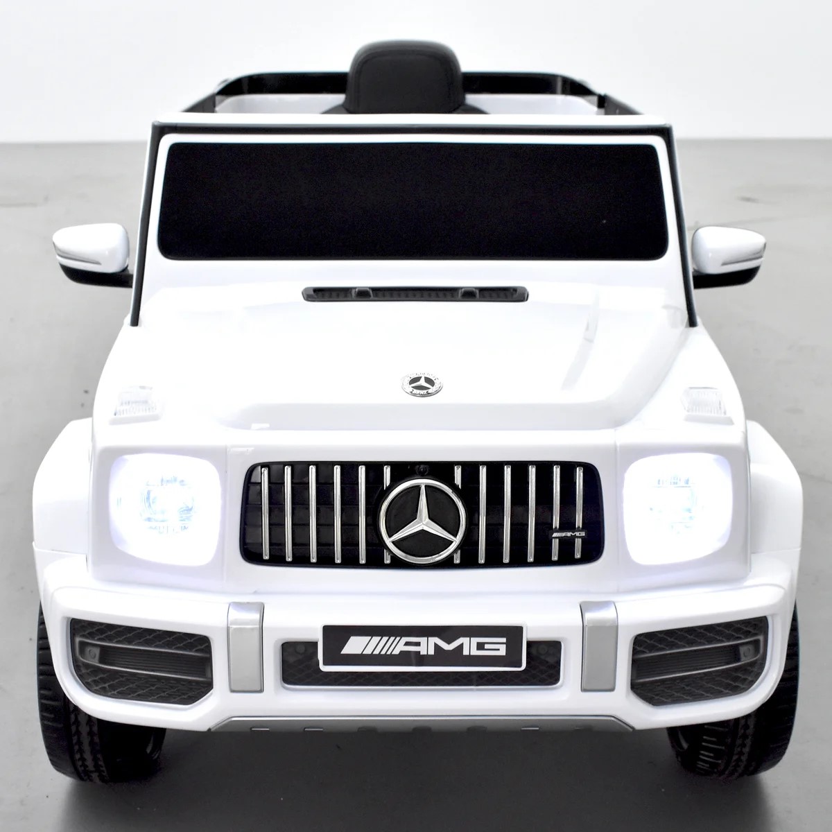 VOITURE ÉLECTRIQUE ENFANT MERCEDES BENZ AMG G63 BLANC 3 sur 15