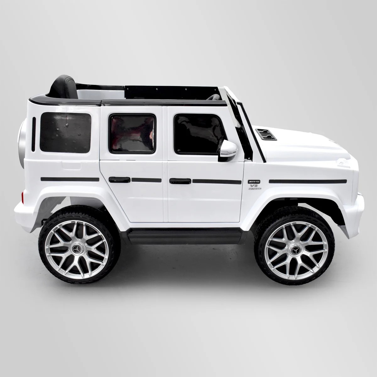 VOITURE ÉLECTRIQUE ENFANT MERCEDES BENZ AMG G63 BLANC 9 sur 15