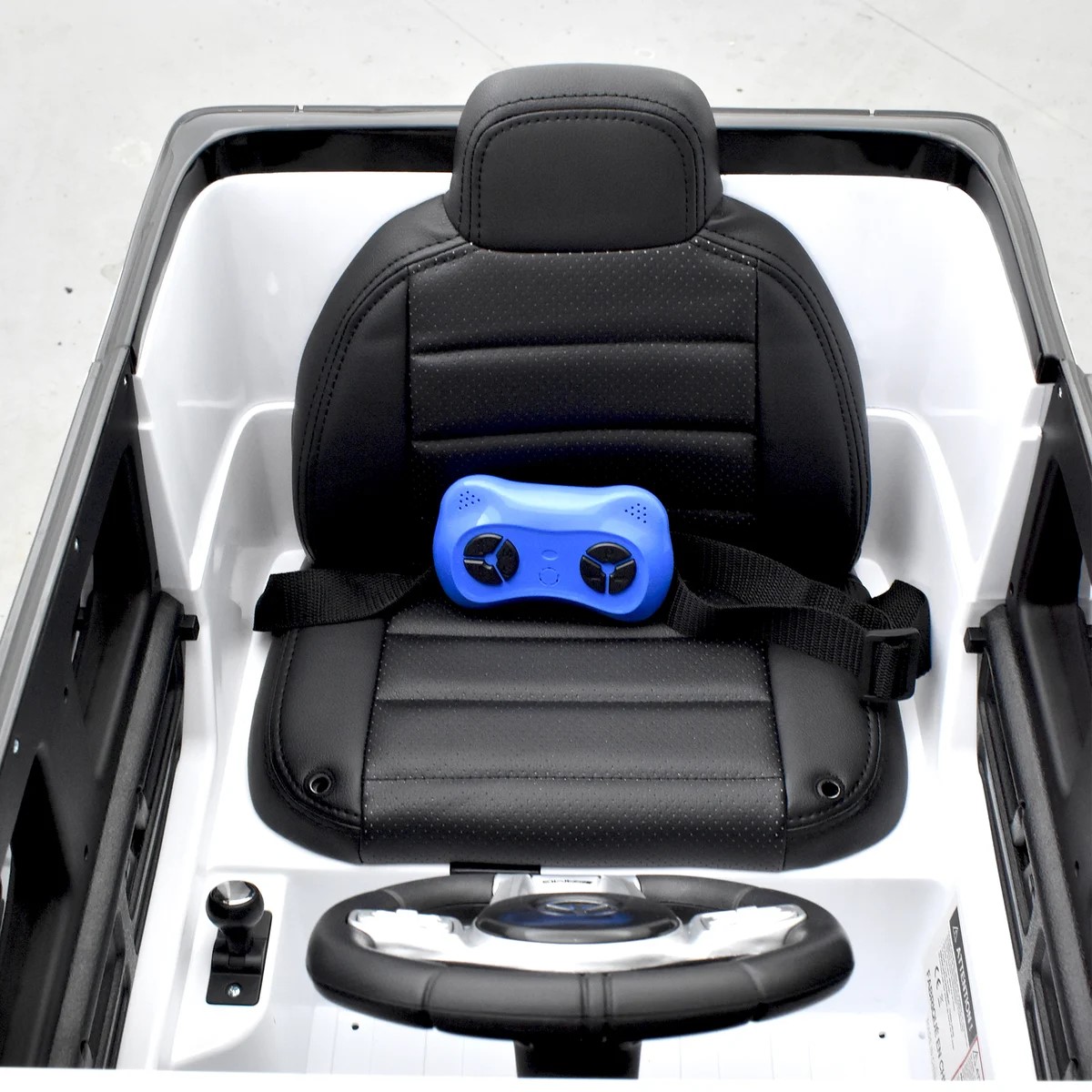 VOITURE ÉLECTRIQUE ENFANT MERCEDES BENZ AMG G63 BLANC 14 sur 15