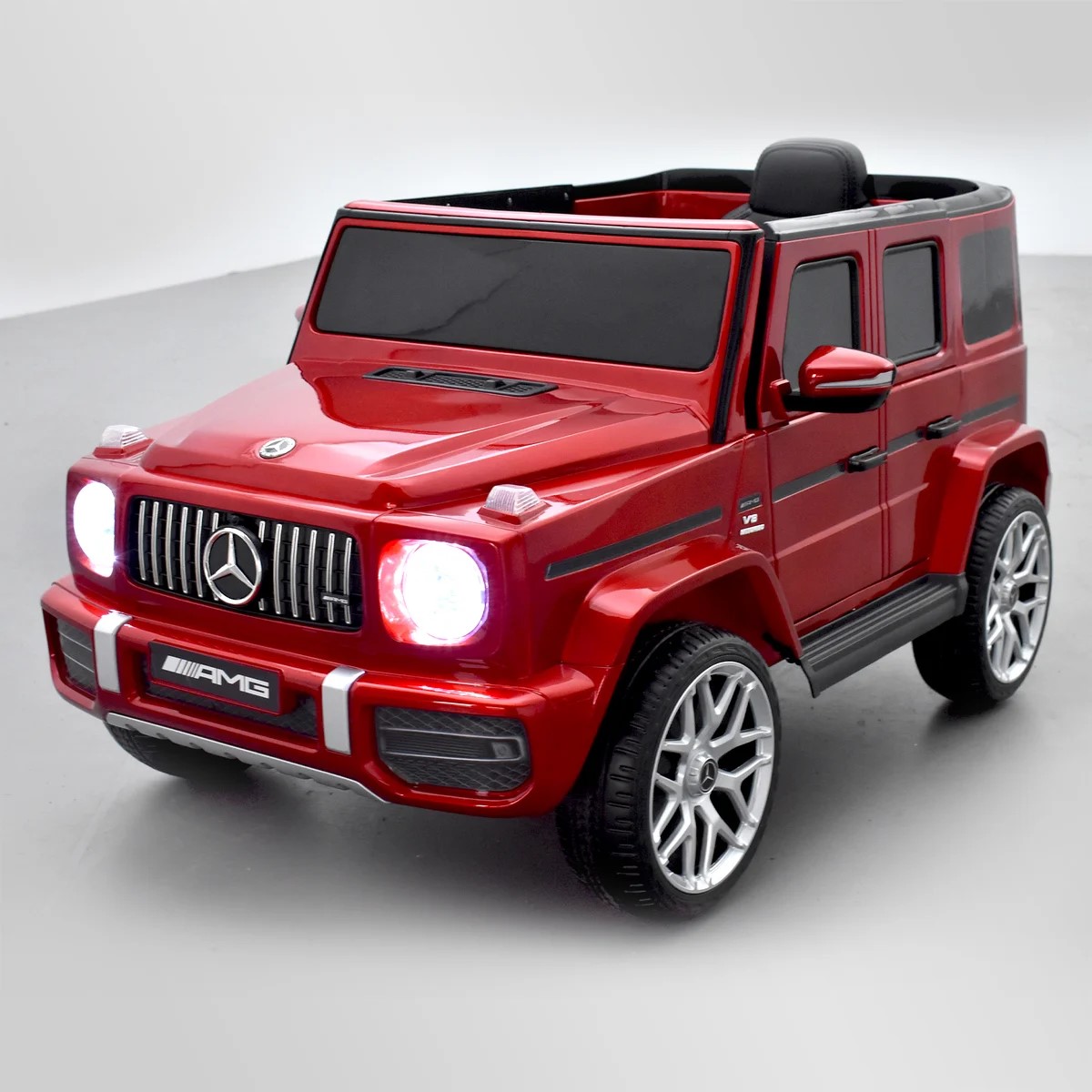 VOITURE ÉLECTRIQUE ENFANT MERCEDES BENZ AMG G63 ROUGE 2 sur 15