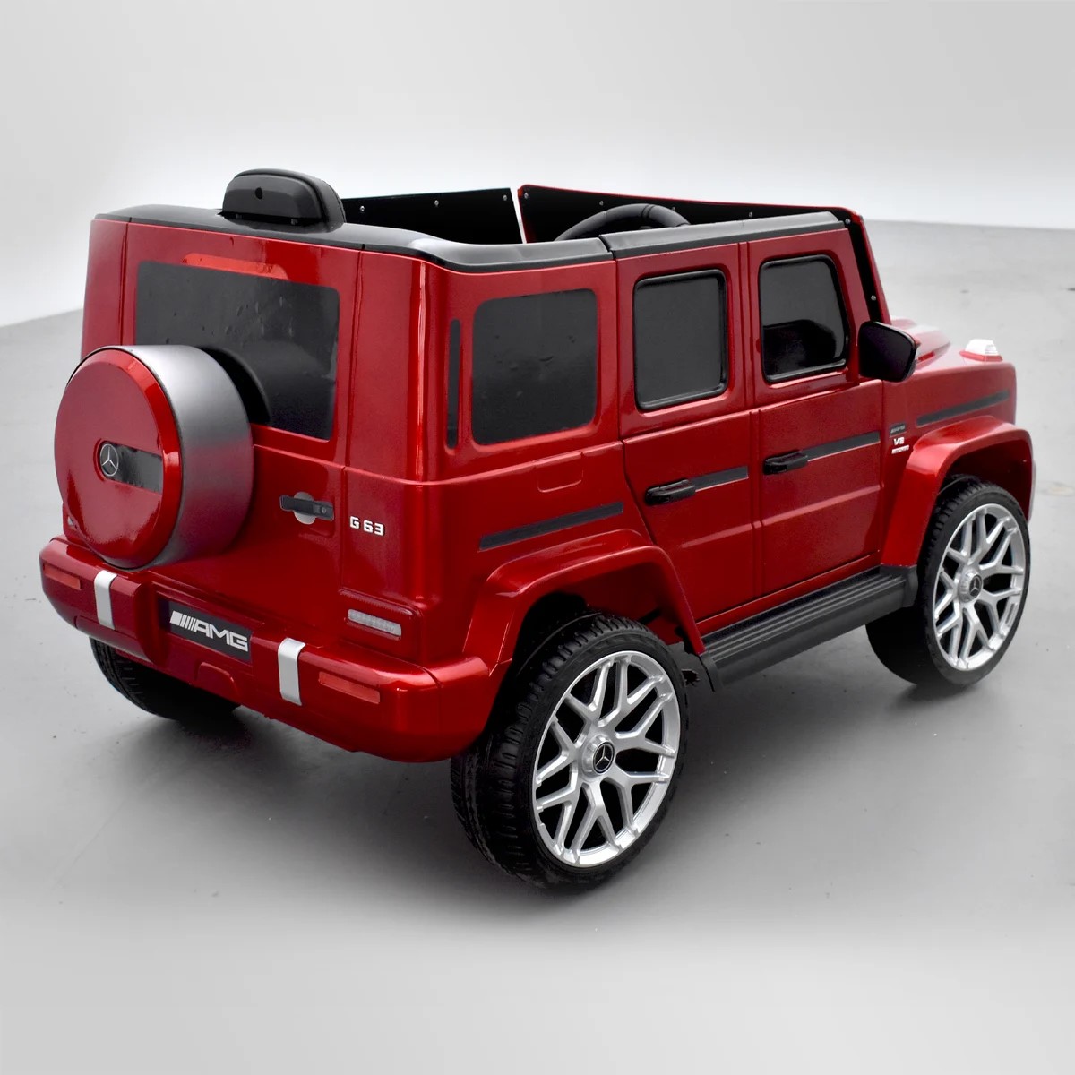 VOITURE ÉLECTRIQUE ENFANT MERCEDES BENZ AMG G63 ROUGE 5 sur 15