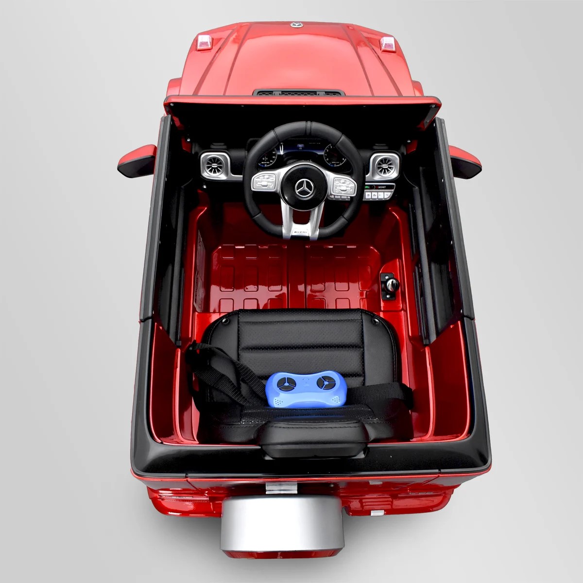 VOITURE ÉLECTRIQUE ENFANT MERCEDES BENZ AMG G63 ROUGE 7 sur 15