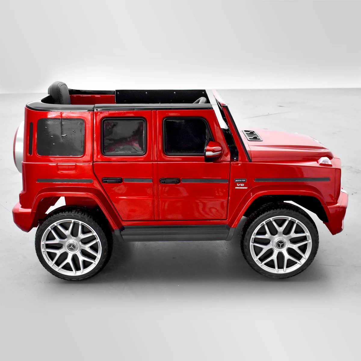 VOITURE ÉLECTRIQUE ENFANT MERCEDES BENZ AMG G63 ROUGE 9 sur 15