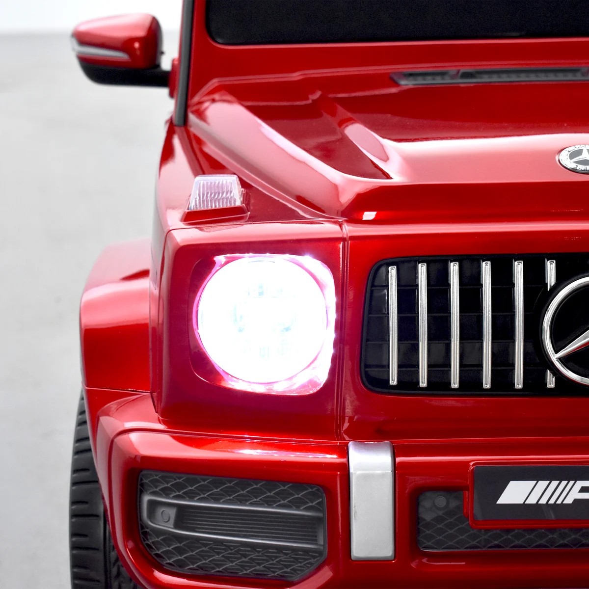 VOITURE ÉLECTRIQUE ENFANT MERCEDES BENZ AMG G63 ROUGE 13 sur 15