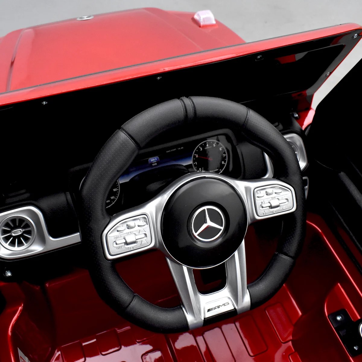 VOITURE ÉLECTRIQUE ENFANT MERCEDES BENZ AMG G63 ROUGE 15 sur 15