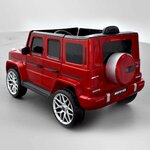 VOITURE ÉLECTRIQUE ENFANT MERCEDES BENZ AMG G63 ROUGE 6 sur 15