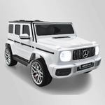 VOITURE ÉLECTRIQUE ENFANT MERCEDES AMG G63 2 PLACES BLANC 1 SUR 15