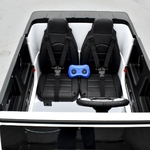 VOITURE ÉLECTRIQUE ENFANT MERCEDES AMG G63 2 PLACES BLANC 14 SUR 15