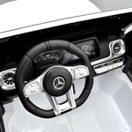 VOITURE ÉLECTRIQUE ENFANT MERCEDES AMG G63 2 PLACES BLANC 15 SUR 15