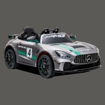 VOITURE ÉLECTRIQUE ENFANT MERCEDES AMG GT4 SILVER 1 Sur 7