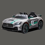 VOITURE ÉLECTRIQUE ENFANT MERCEDES AMG GT4 SILVER 2 Sur 7