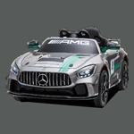 VOITURE ÉLECTRIQUE ENFANT MERCEDES AMG GT4 SILVER 5 Sur 7