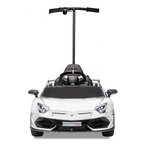 voiture-electrique-enfant-lamborghini-aventador-avec-porteur-blanc-apollo 3 sur 7