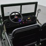 VOITURE ÉLECTRIQUE ENFANT JEEP WILLYS 3 PLACES 12V VERT 5 sur 15