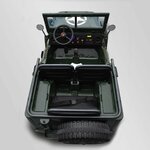 VOITURE ÉLECTRIQUE ENFANT JEEP WILLYS 3 PLACES 12V VERT 6 sur 15