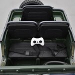 VOITURE ÉLECTRIQUE ENFANT JEEP WILLYS 3 PLACES 12V VERT 15 sur 15