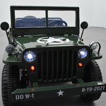 VOITURE ÉLECTRIQUE ENFANT JEEP WILLYS 3 PLACES 12V VERT 12 sur 15