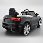 VOITURE ÉLECTRIQUE ENFANT AUDI S5 COUPÉ TFSI NOIR 8 SUR 15