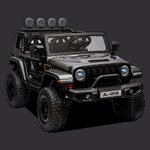 VOITURE ÉLECTRIQUE ENFANT JEEP GEOLAND V2 24V NOIR 1 sur 6