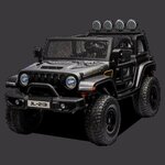 VOITURE ÉLECTRIQUE ENFANT JEEP GEOLAND V2 24V NOIR 2 sur 6