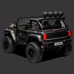 VOITURE ÉLECTRIQUE ENFANT JEEP GEOLAND V2 24V NOIR 6 sur 6