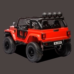 VOITURE ÉLECTRIQUE ENFANT JEEP GEOLAND V2 24V ROUGE 2 PLACES 5 sur 6