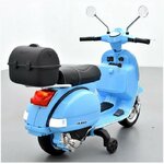 scooter-electrique-enfant-piaggio-vespa-px150-bleu-apollo 2 sur 8