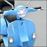 scooter-electrique-enfant-piaggio-vespa-px150-bleu-apollo 7 sur 8