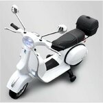 scooter-electrique-enfant-piaggio-vespa-px150-blanc-apollo 7 sur 9