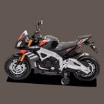 MOTO ÉLECTRIQUE ENFANT APRILIA TUONO V4 NOIR 4 sur7